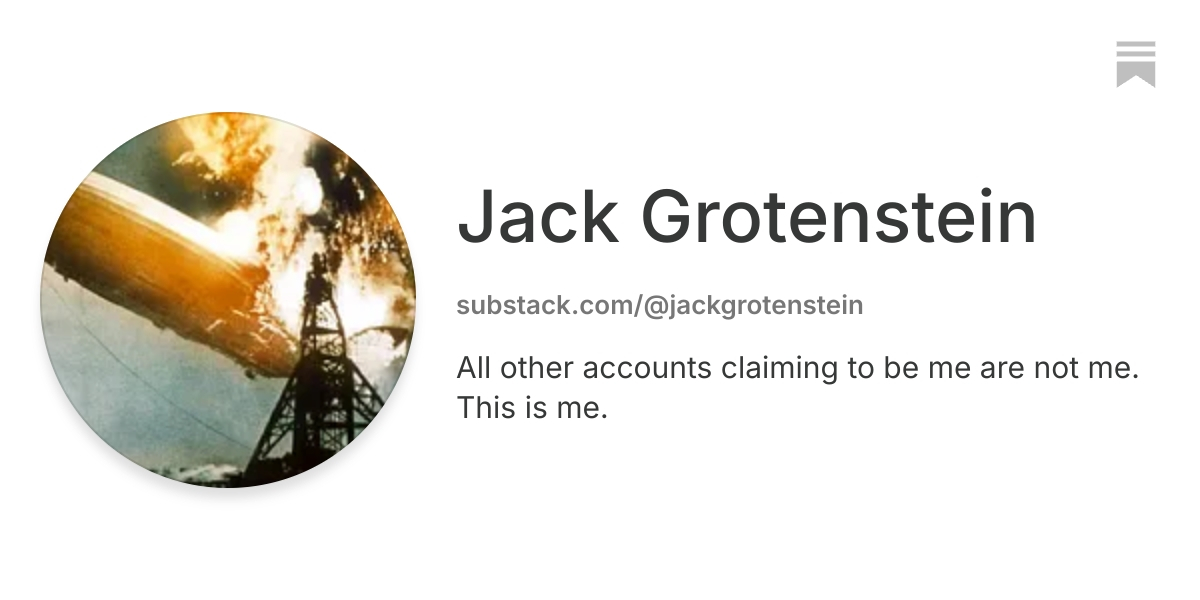 Jack Grotenstein | Substack