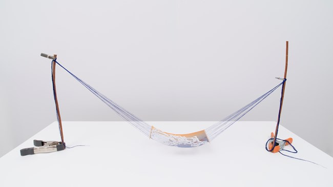 Model for a Heavy Sky by Sarah Sze contemporary artwork