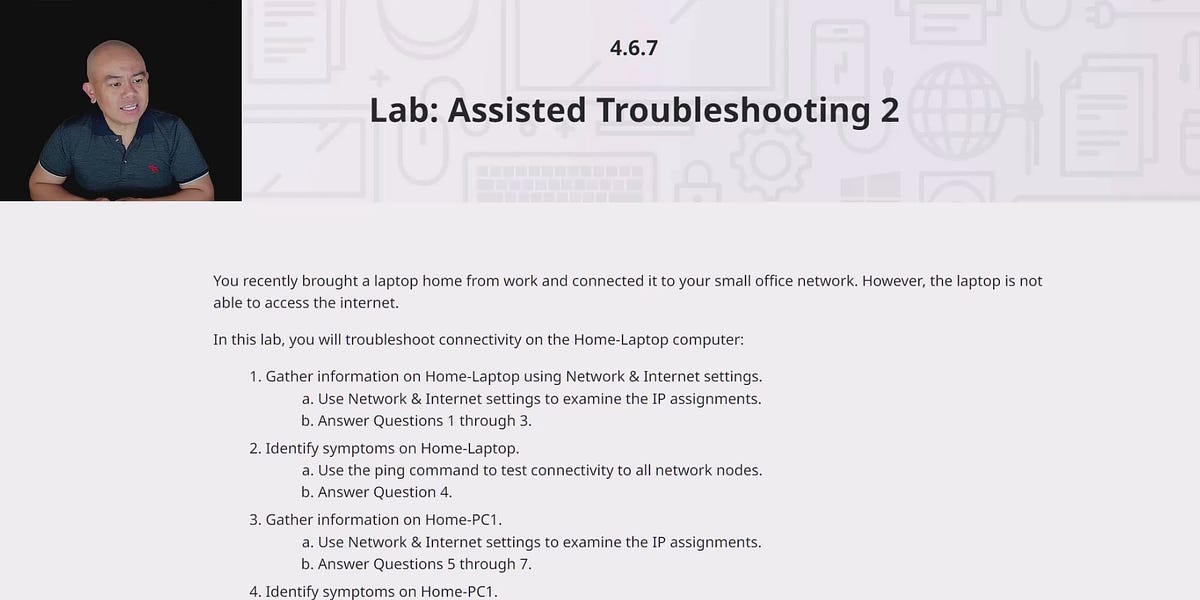 CompTIA Network+ Lab 4.6.7 + 4.6.8 - Jarrel Rivera