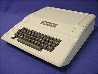 Image showing an Apple II computer