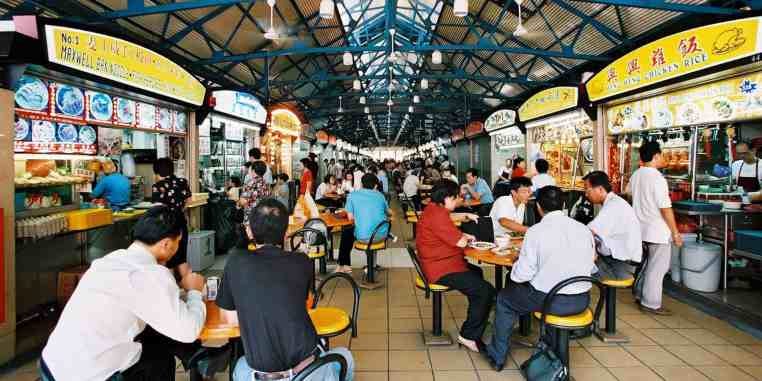 Singapore Hawker Centre Maxwell Food Centre