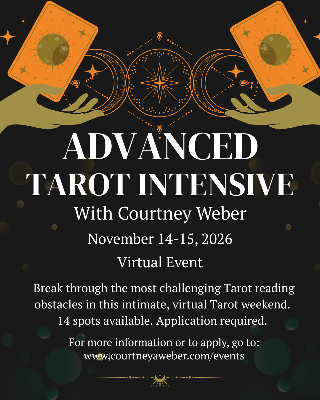 OPEN: Application For Advanced Tarot Intensive