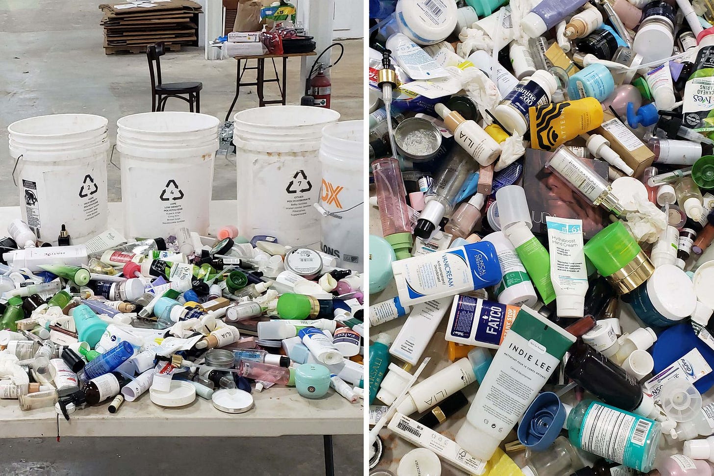 The sorting process for PACT recycling.