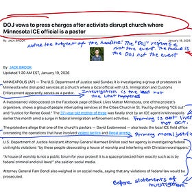 Between The Lines | Protesters Disrupted a Worship Service. Legacy Media Shrugged