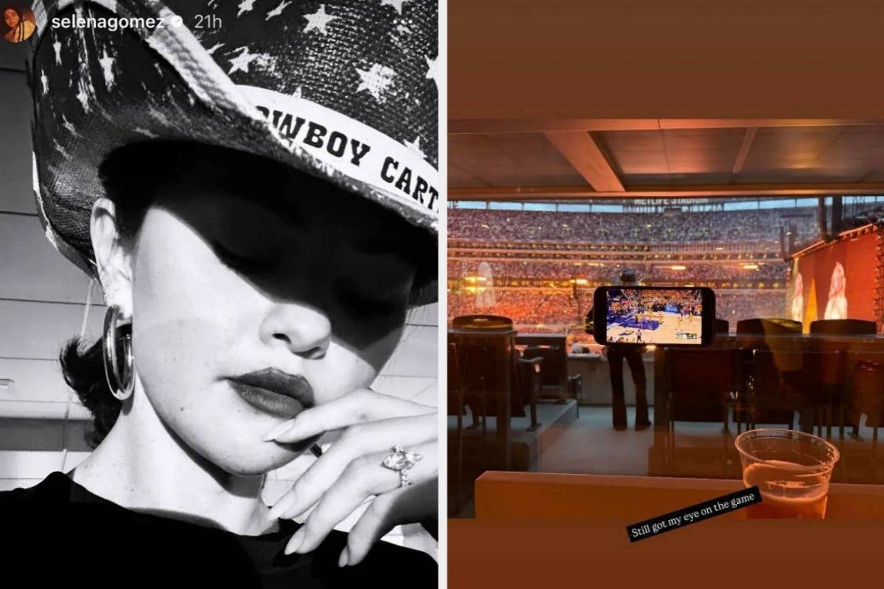 Selena Gomez Revealed That She Was Watching A Basketball Game On Her Phone  While At A Beyoncé Concert, And People Have Thoughts | DRGNews