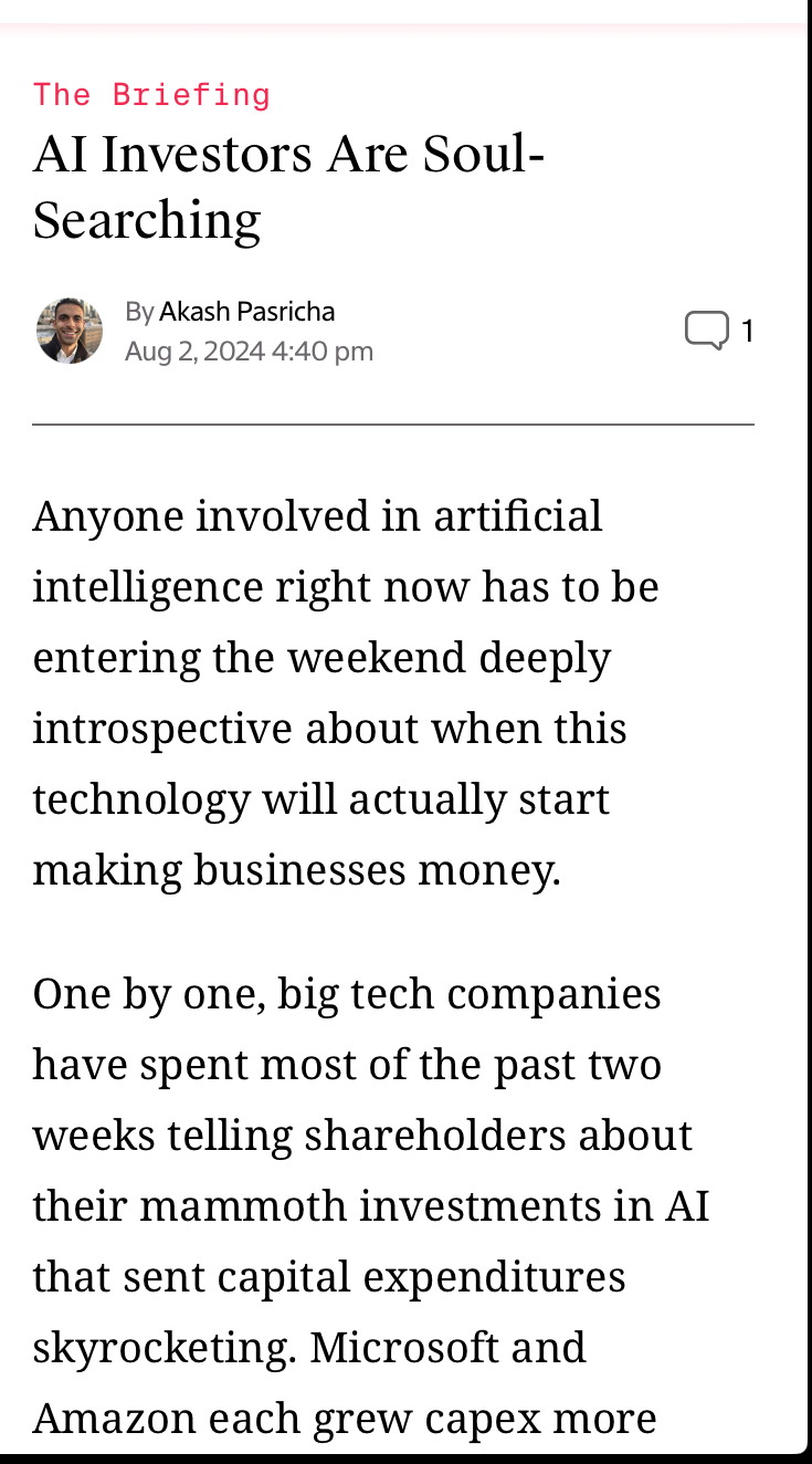 Why the collapse of the Generative AI bubble may be imminent