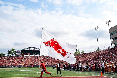 Arkansas football photos.