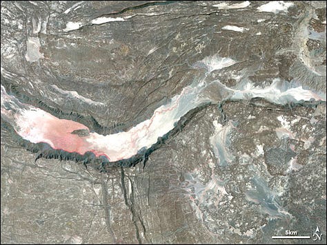 Grabens & Horsts (L to R): Afar depression, graben & horst diagram, Mourèze France 