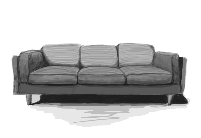 Illustration of a sofa