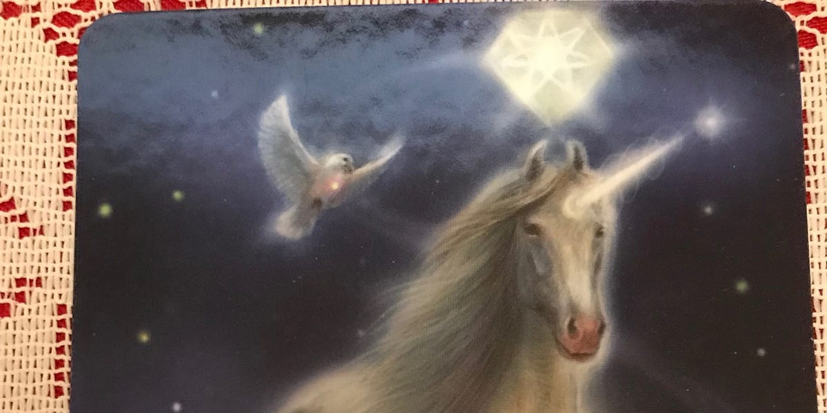 Sunday 26 March 2023: The Magic of Unicorns Oracle Cards by
