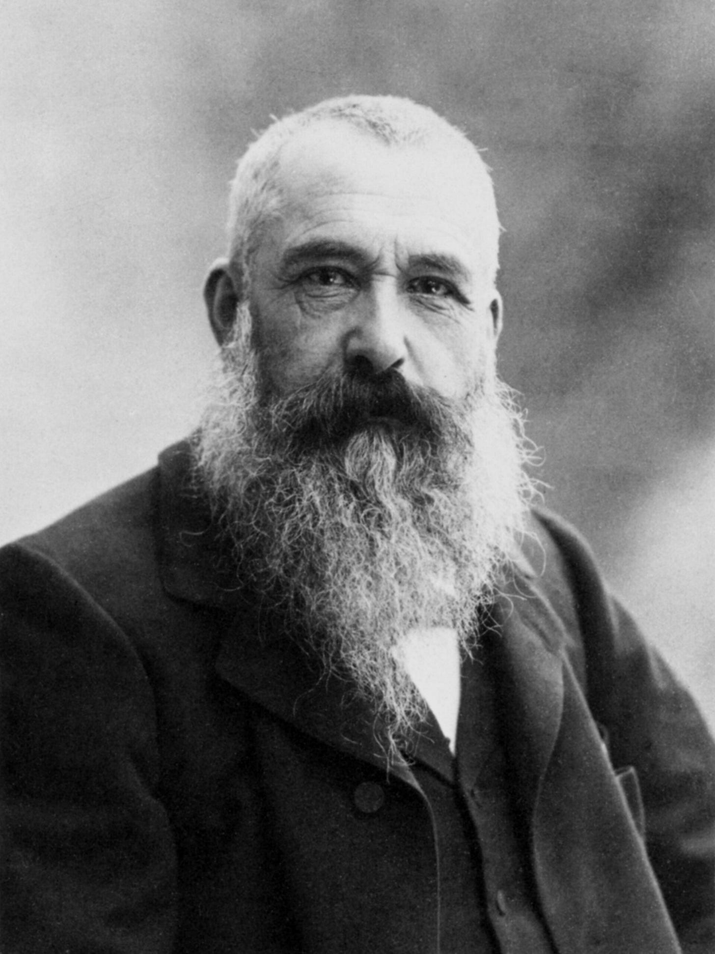 Photograph of Claude Monet Photograph of Claude Monet