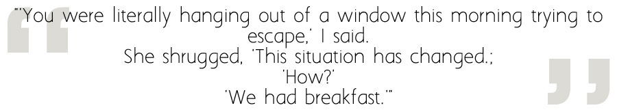 So This Is Ever After, Quote 1
