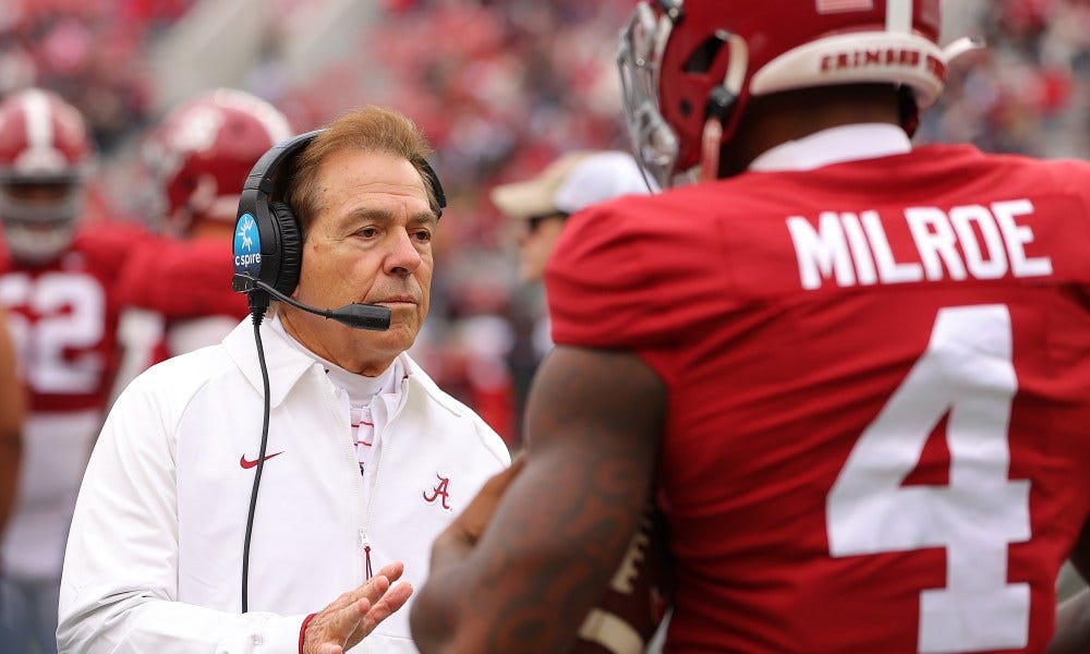 Alabama Football: Nick Saban praises Jalen Milroe's development