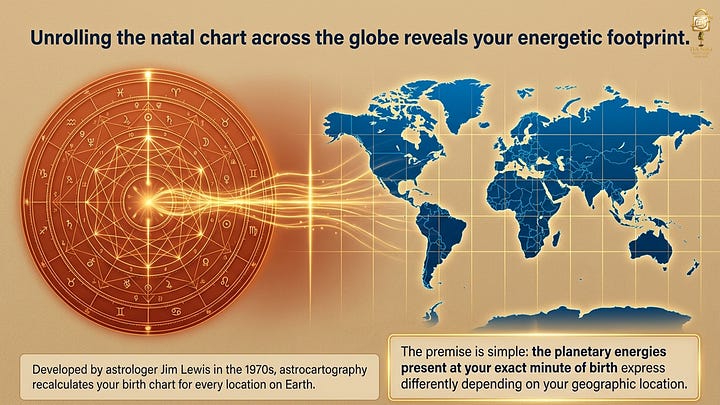 Astro cartography Mapping Your Soul to the Stars and Soil