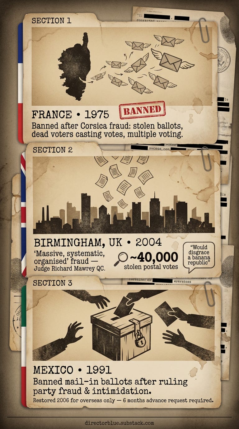 TikTok vertical format (916 aspect ratio) infographic illustrationVISUAL COMPOSITION- Background aged parchmentdocument texture with dark vignette edges suggesting historical weight- Split into three horizontal case file sections like police_image_1