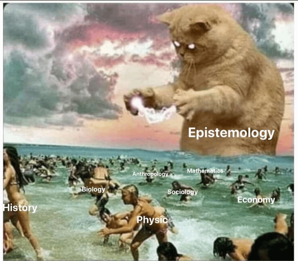 EPISTEMOLOGY.. : r/PhilosophyMemes