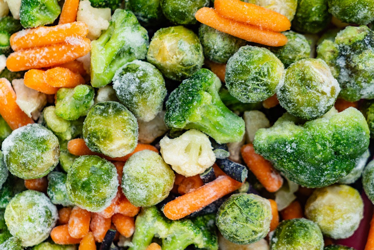 frozen vegetables