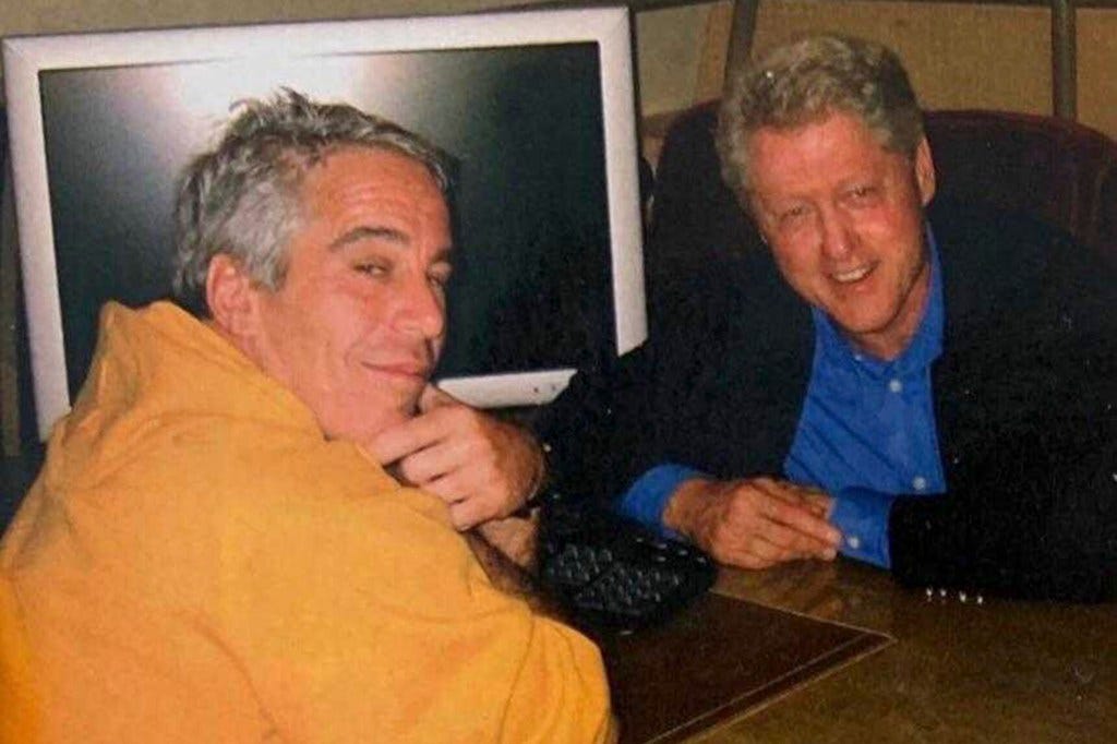 Epstein with former President Bill Clinton.