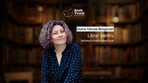 Librar pentru BookTruck la librăria Bookstory