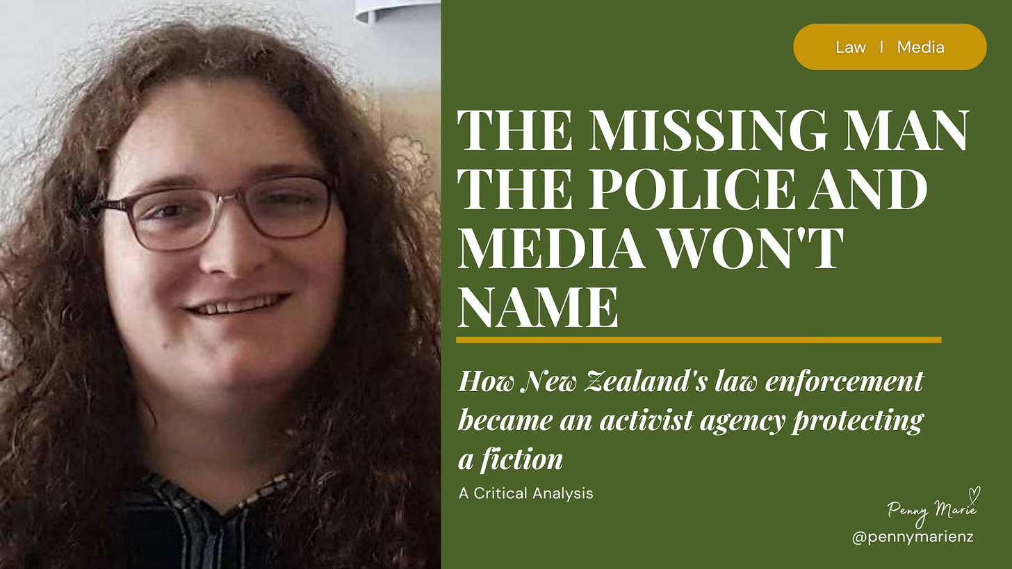 The Missing Man The Police And Media Won't Name