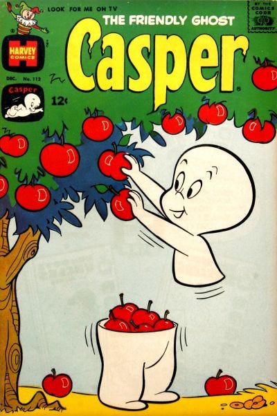 Cover for The Friendly Ghost, Casper (Harvey, 1958 series) #112 Cover for The Friendly Ghost, Casper (Harvey, 1958 series) #112