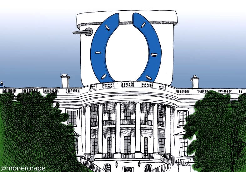 Trump has made shit his most representative symbol of his government against the people of the United States.