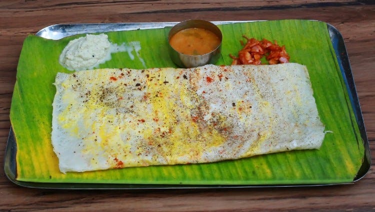 egg dosa - Egg Dosa