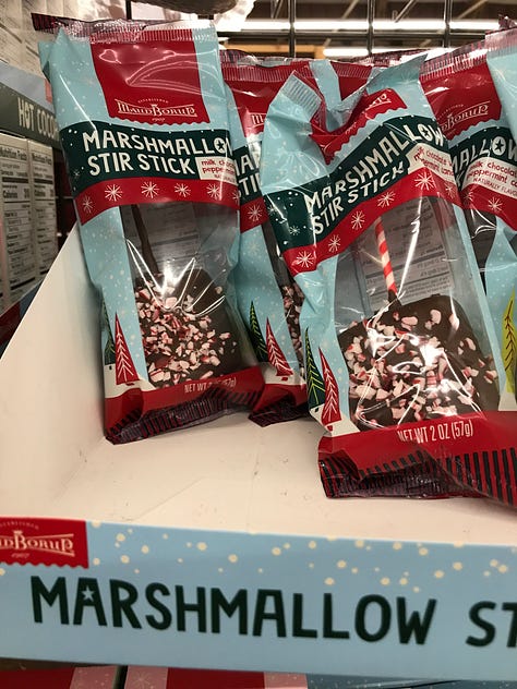 Chocolate peppermint, stir sticks, white chocolate, cooking, marshmellows, holiday gift