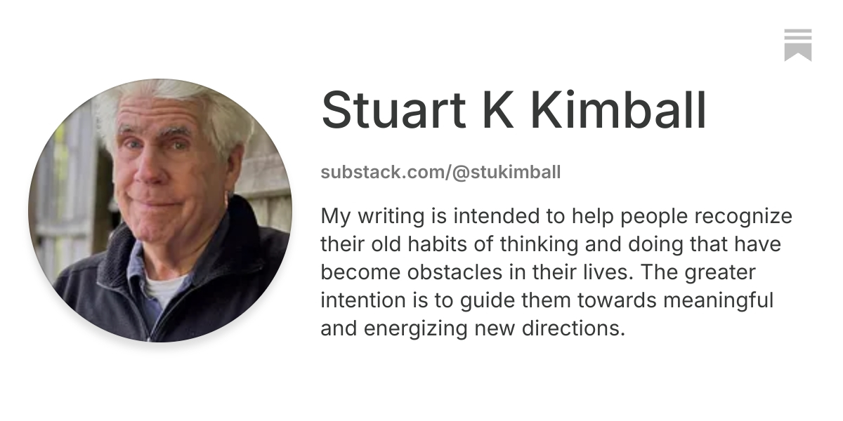 Stuart K Kimball | Substack