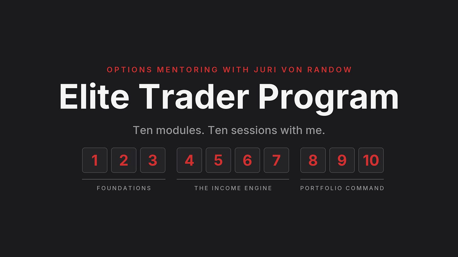 The Elite Trader Program: ten modules, ten sessions with Juri The Elite Trader Program: ten modules, ten sessions with Juri