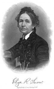Engraving of Eliza R. Snow