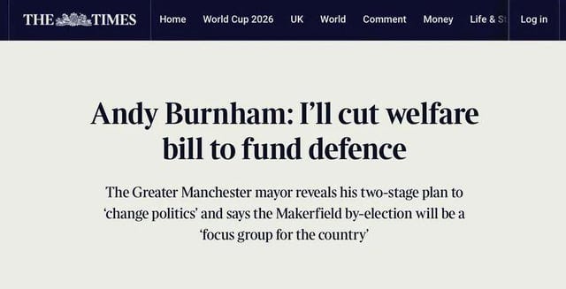 r/suppressed_news - The British Prime Minister Keir Starmer just resigned. Here's a preview of his likely successor Andy Burnham.