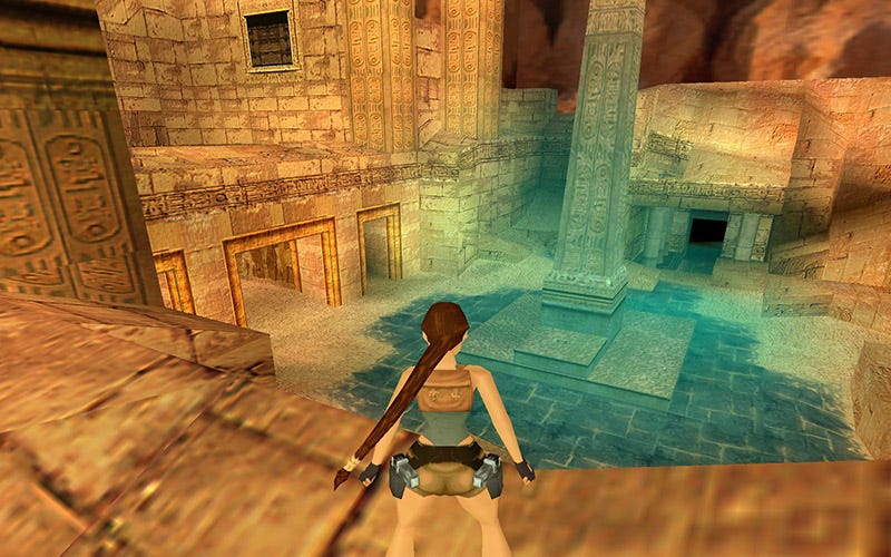 Tomb Raider 4: The Last Revelation - Level 7: Temple of Karnak Walkthrough  | Crimson Tear
