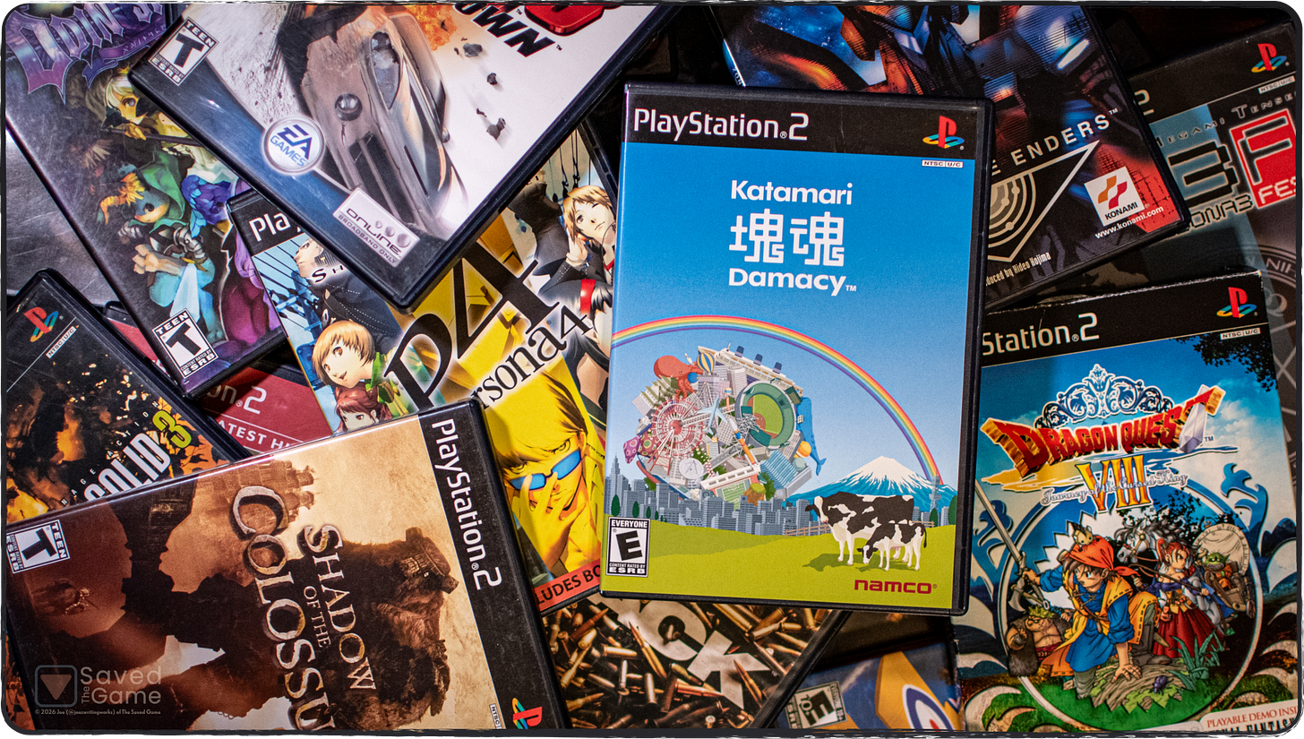 A sampling of some games in my PlayStation 2 collection that I often play!