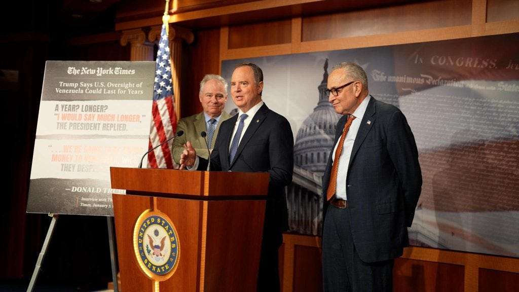 WATCH: Sens. Kaine, Schiff, and Schumer Emphasize Significance of Senate's  Advancement of the War Powers Resolution to Block Future Military Strike in  Venezuela