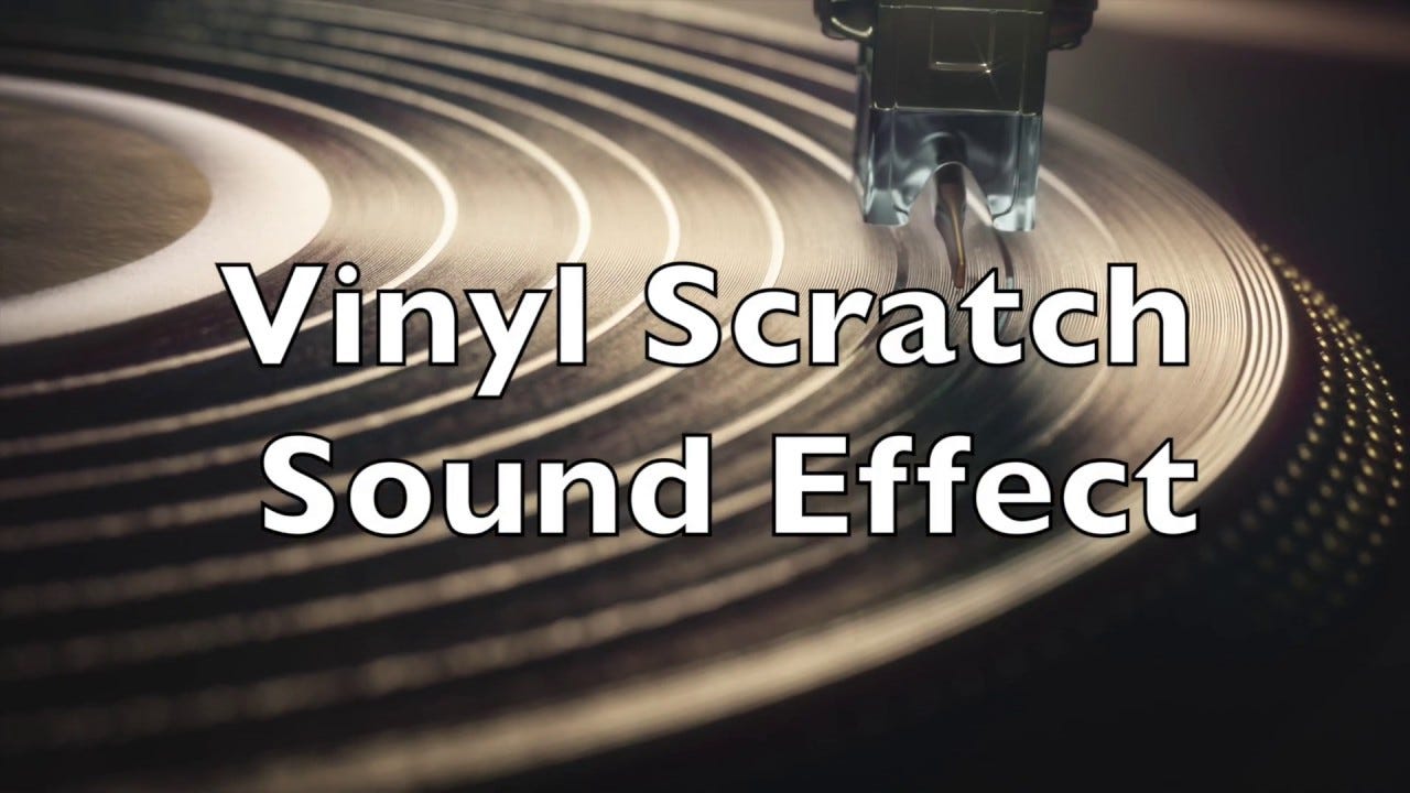 Funny vinyl Scratch Sound Effect - HD Quality
