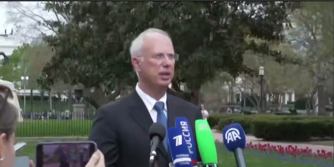 Δηλώσεις του Kirill Dmitriev μετά τις συνομιλίες ΗΠΑ–Ρωσίας στην Ουάσιγκτον