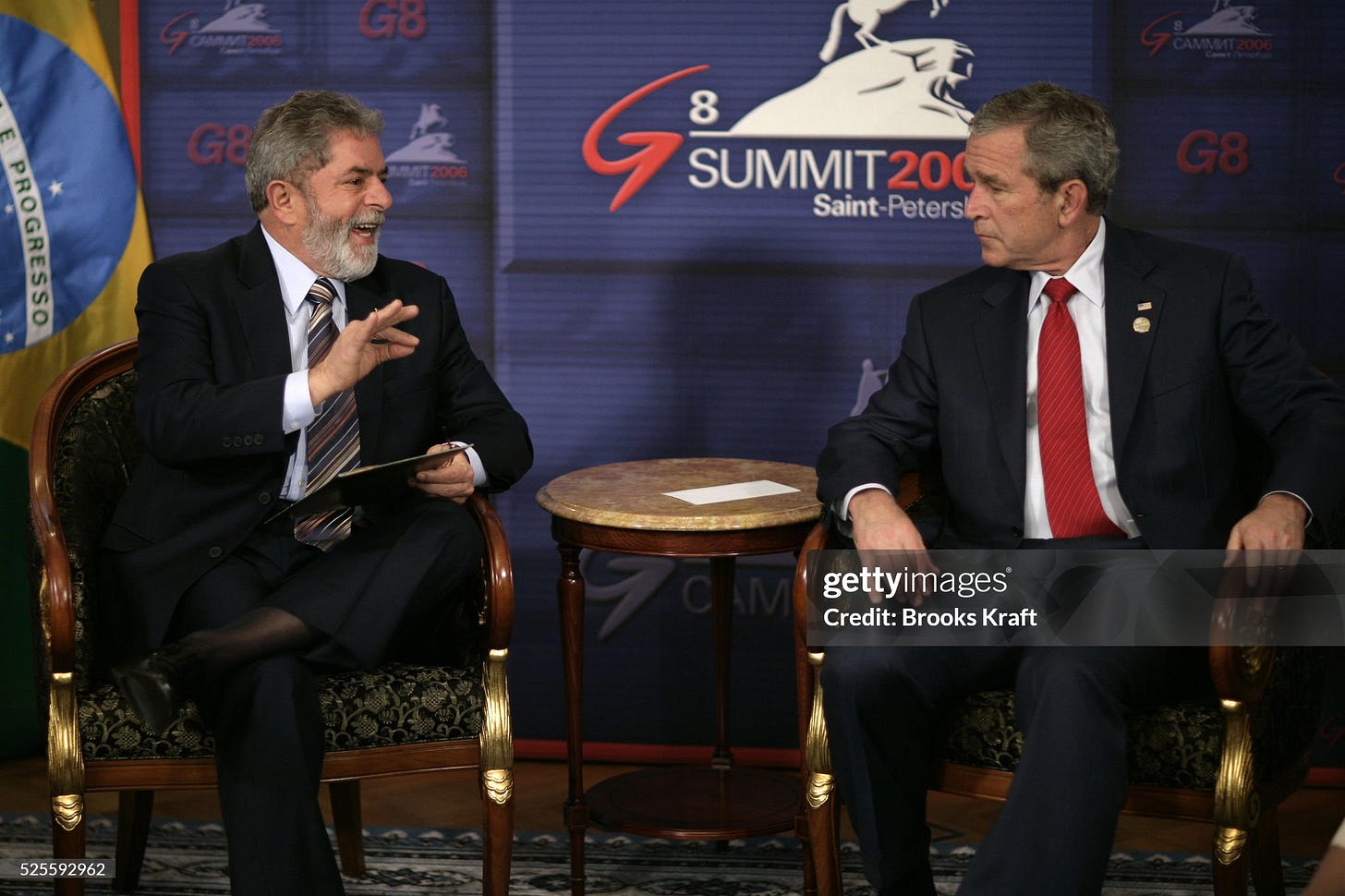 Russia - 2006 G8 Summit - Lula - Bush