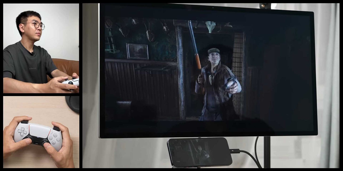 Resident Evil Village on iPhone 15 Pro