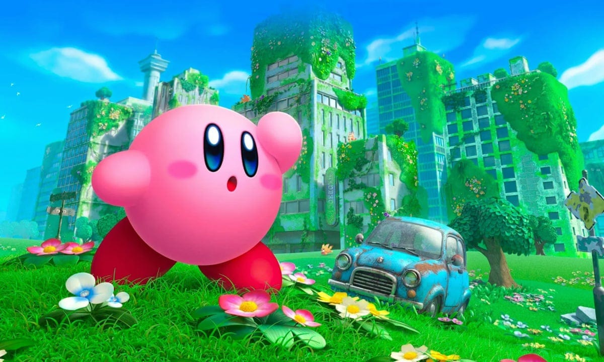 Kirby and the Forgotten Land review – pink, blobby caper is a sliver of  weird joy in dark times | Games | The Guardian