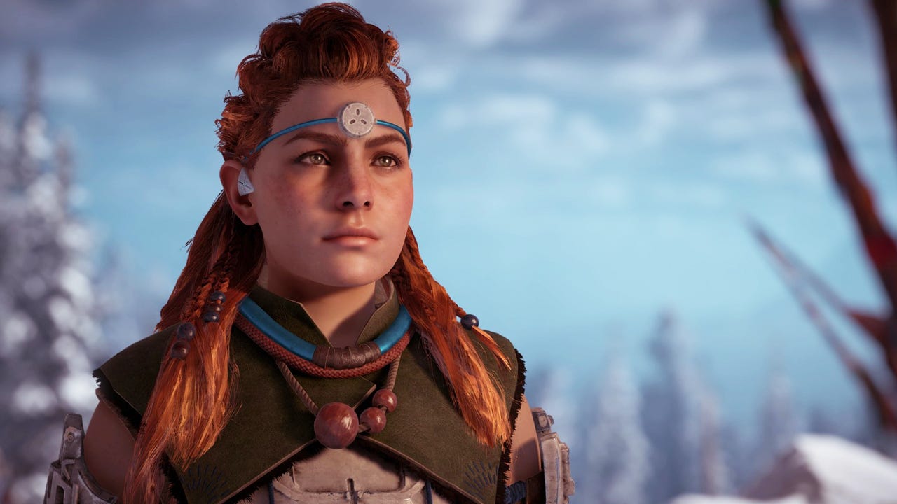 A strong female lead like Aloy (Horizon Zero Dawn) reflects the growing number of women who play, stream, and shape gaming today, with the average gamer age of over 40.