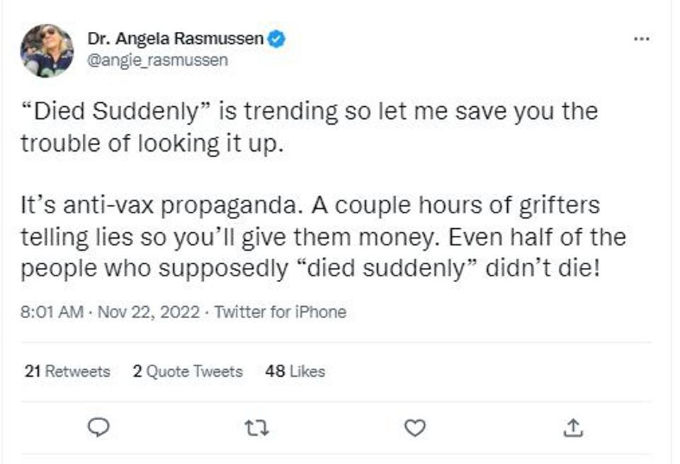 Angela Rasmussen Angela Rasmussen