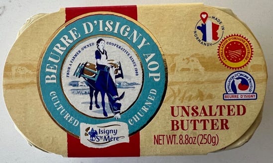 A box of butter with a cow on it

AI-generated content may be incorrect.