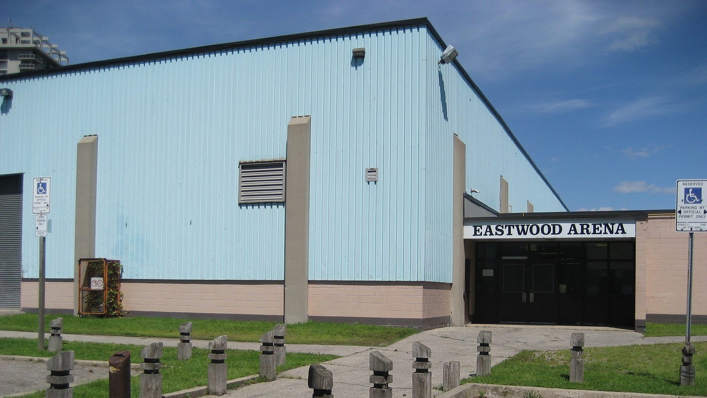 Eastwood Arena in Ward 2’s North End Eastwood Arena in Ward 2’s North End