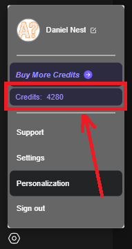 "Credits Left" Genspark view "Credits Left" Genspark view
