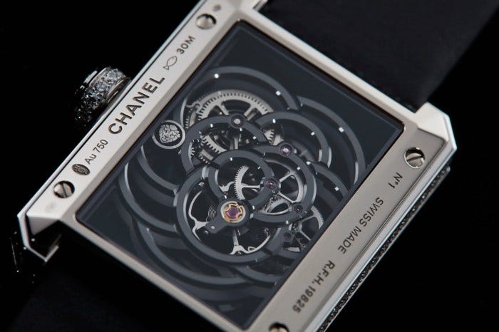 Chanel Camellia Skeleton