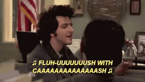 Flush With Cash Jean Ralphio GIF - FlushWithCash JeanRalphio ParksAndRec GIFs