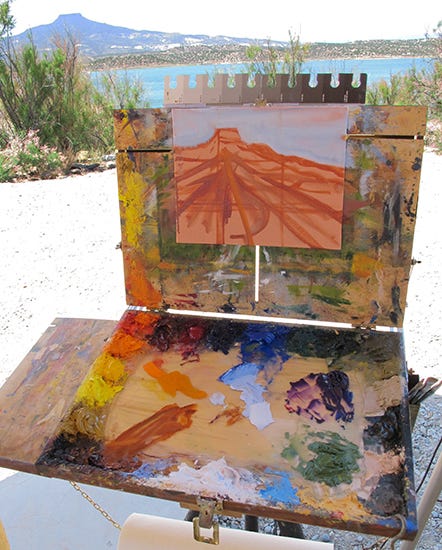 Painting Pedernal using the Gray Scale Painting Pedernal using the Gray Scale