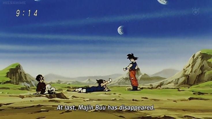 Vegeta and goku