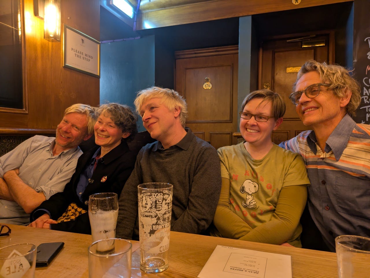 Dean Wareham with some Pastels (past and present)